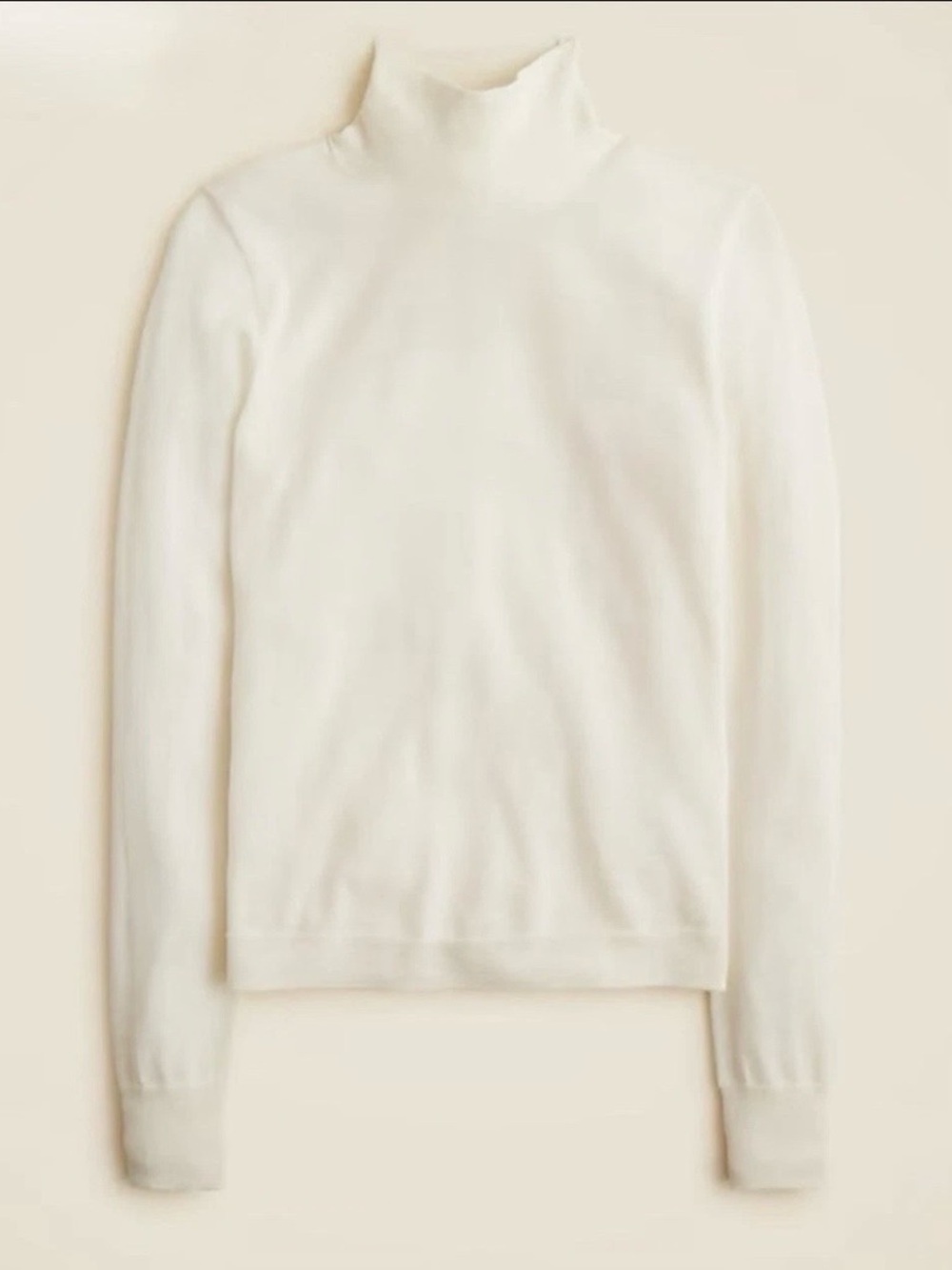 NWT J. Crew Carolyn Turtleneck Sweater Merino Wool Ivory